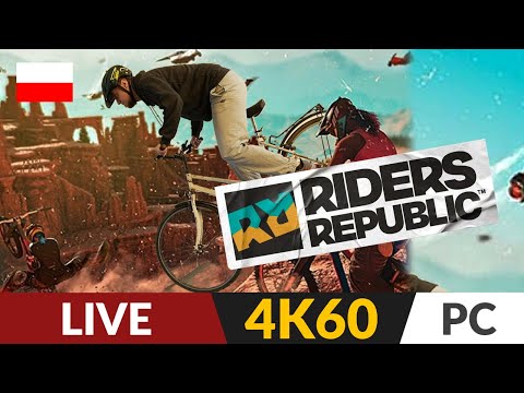 Riders Republic PL 🏂 odc.2 – LIVE 🚵‍♂️ Nowe konkurencje | Gameplay po polsku 4K
