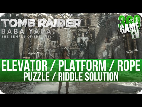 Rise of the Tomb Raider DLC – Wicked Vale Elevator / Platform / Rope – Puzzle / Riddle Solution