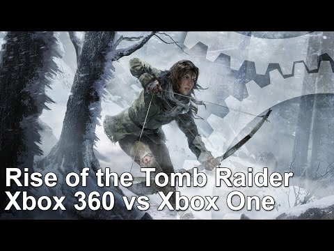 Rise of the Tomb Raider Xbox 360 vs Xbox One Frame-Rate Test