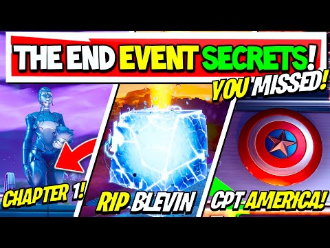 Secrets YOU MISSED In Fortnite Chapter 2 THE END EVENT! | Singularity Storyline Easter Eggs!