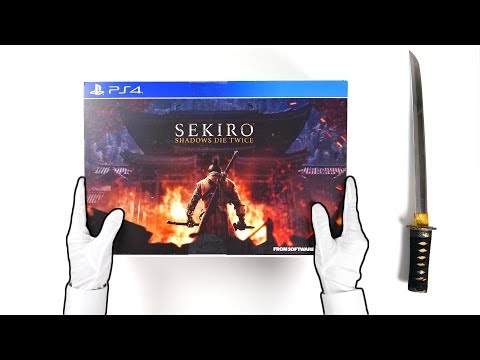 SEKIRO Shadows Die Twice Collector's Edition Unboxing [PS4]