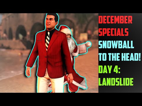 SNOWBALL to the HEAD! Day 4: Sapienza Landslide – Hitman 3 – New video EVERY DAY in December.