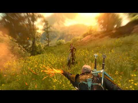 Stalking Witcher | The Unfinished Painting | Beauclair | Toussaint | The Witcher 3: Wild Hunt | 4K