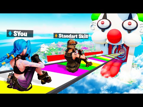 SYou & Standart Skill STREITEN sich wegen 250€ im BESTEN Deathrun in Fortnite! (AUSRASTER)