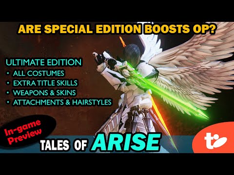 Tales of Arise DLC OP? Ultimate Edition Costumes, Weapons, Attachments & More (PS5 Gameplay)