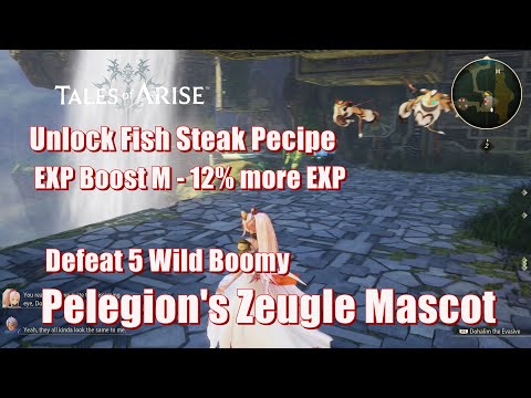 Tales of Arise Pelegion's Zeugle Mascot – Unlock Fish Steak Recipe