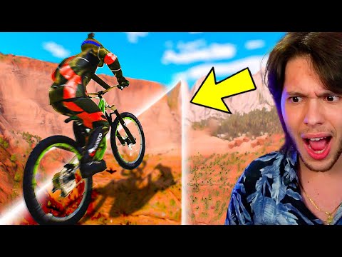 TENTEI SOBREVIVER A UMA PONTE INVISÍVEL DE BIKE!! (Riders republic)