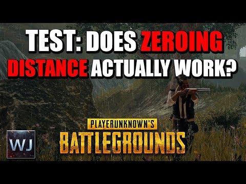 TEST: Does zeroing distance ACTUALLY work? – PLAYERUNKNOWN's BATTLEGROUNDS (PUBG)