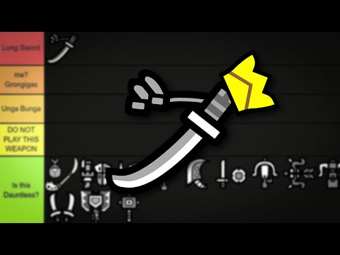 The MOST Accurate Monster Hunter Weapon Tier List