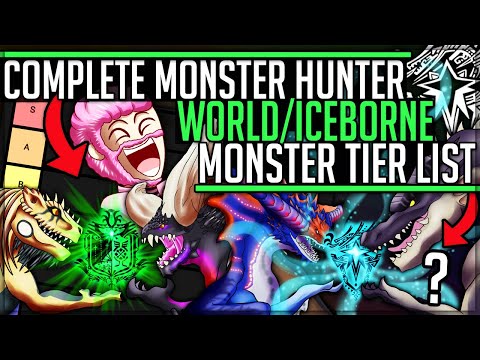 The ULTIMATE Monster Tier List – EVERY Monster Ranked – Monster Hunter World Iceborne! #mhw