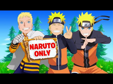 The *UNDERCOVER* NARUTO Challenge in Fortnite!