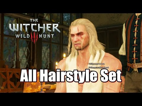 The Witcher 3 Wild Hunt All Hairstyle Set (Barber)
