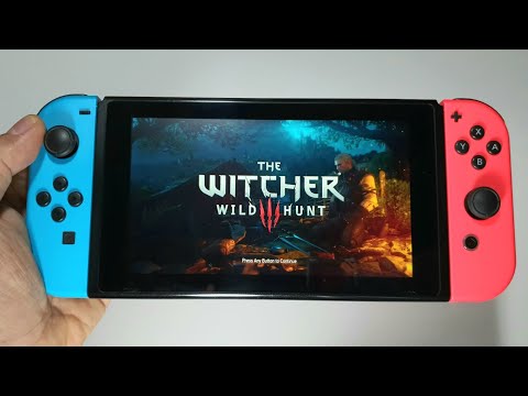 The Witcher 3: Wild Hunt — Complete Edition Nintendo Switch handheld gameplay
