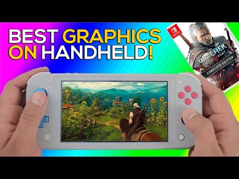 The Witcher 3 Wild Hunt Complete Edition Nintendo Switch Lite Gameplay
