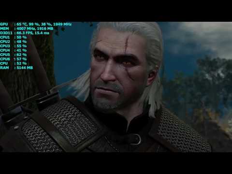 The Witcher 3 Wild Hunt GTX 1060 & FX 6300 1080p Gameplay