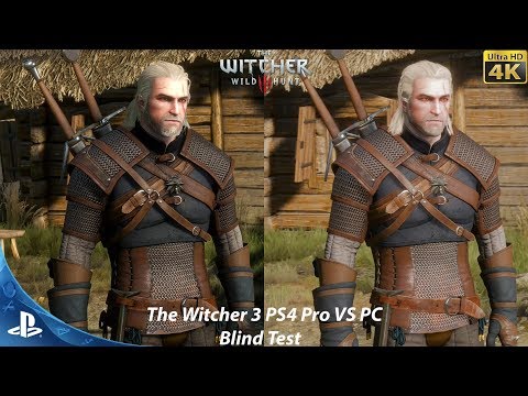 The Witcher 3 Wild Hunt PS4 Pro VS PC Maximum Settings | Graphics Comparison Blind Test