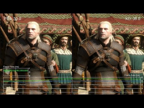 The Witcher 3: Wild Hunt – PS4 vs Xbox One Frame-Rate Test