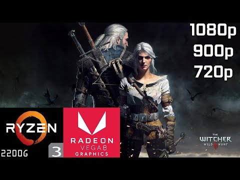 The Witcher 3 Wild Hunt – Ryzen 3 2200G Vega 8 & 8GB RAM