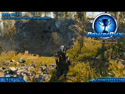 The Witcher 3 Wild Hunt – Superior Ursine Witcher Gear Set Locations (Upgrade Diagrams)