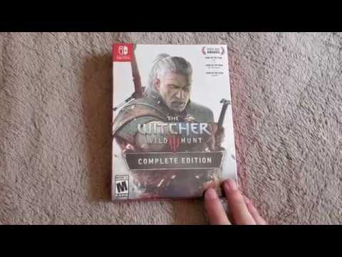 The Witcher 3: Wild Hunt Switch Unboxing