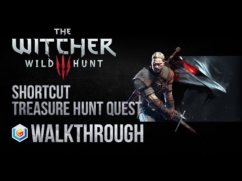 The Witcher 3 Wild Hunt Walkthrough Shortcut Treasure Hunt Quest Guide Gameplay/Let's Play