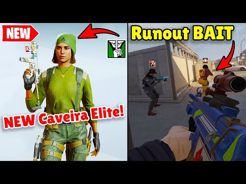 This *NEW* Caveira Skin Should've Been An Elite | 800 IQ Fake Runout Bait Trick – Rainbow Six Siege
