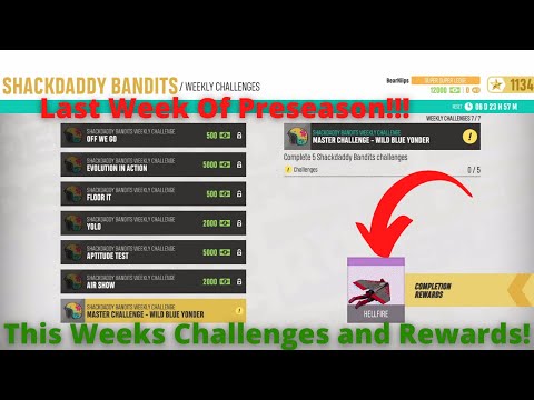 This week's Shack Daddy Bandit Challenges and rewards! (Riders Republic)