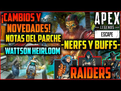 ¡Todo sobre la nueva actualización! Notas del parche, cambios, novedades y mas! Apex Legends ESCAPE