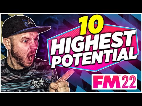 TOP 10 Highest Potential Wonderkids on FM22 | Football Manager 2022