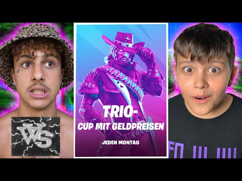 Trio Cup mit KLEINER BRUDER und ERSTEN #VVS Member in Fortnite!