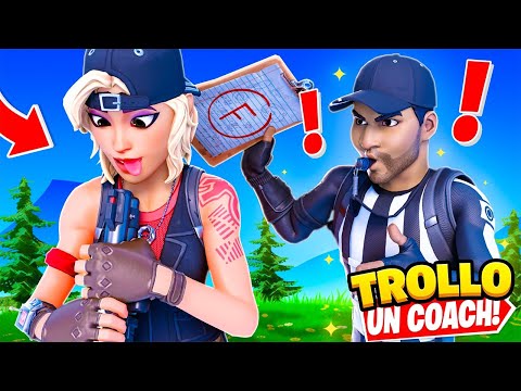 TROLLO UN COACH DI FORTNITE FINGENDOMI NABBO MA…!