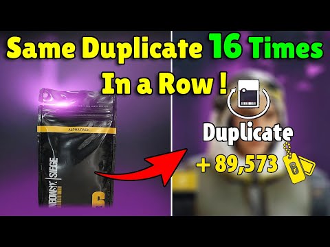Ubisoft MUST Remove Duplicates From Alpha Packs – Rainbow Six Siege High Calibre