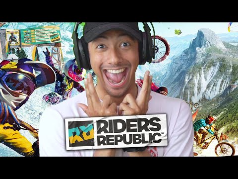 UN MONSTRE A LA MONTAGNE ► RIDERS REPUBLIC VS STREAMERS