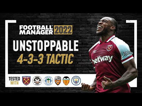 UNSTOPPABLE 4-3-3 FM22 TACTIC | Football Manager 2022