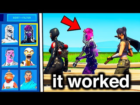 Using HACKED SKINS to Cheat in Fortnite Fashion Shows…