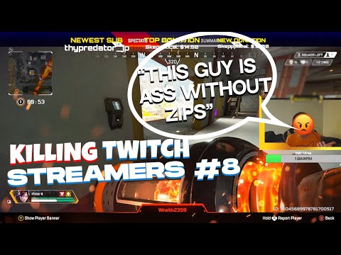 USING MOVEMENT TO KILL TWITCH STREAMERS IN APEX LEGENDS #8