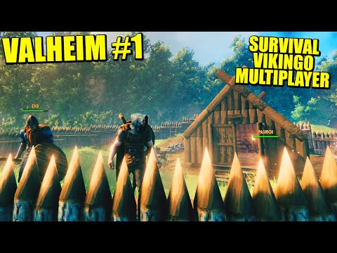 VALHEIM #1 – SURVIVAL VIKINGO CON ROSGAMER, ESCOCÉS, Y LOMBARD | Gameplay Español