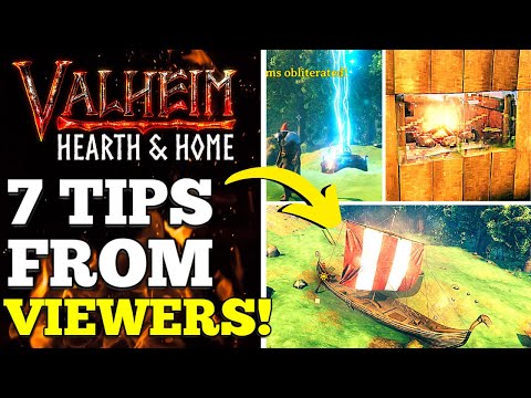Valheim 7 Tips From Viewers! [Hearth and Home]