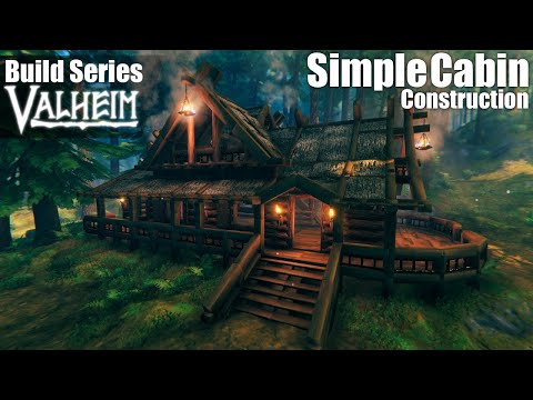 Valheim Build Series | EP 25 | Simple Forest Cabin Pt. 1 – Construction
