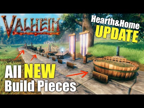 Valheim: Hearth and Home Update – Every New Building Piece!
