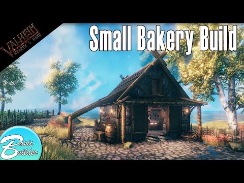 Valheim | How to Build a Small Bakery | Hearth & Home | Medieval Village Pt 5