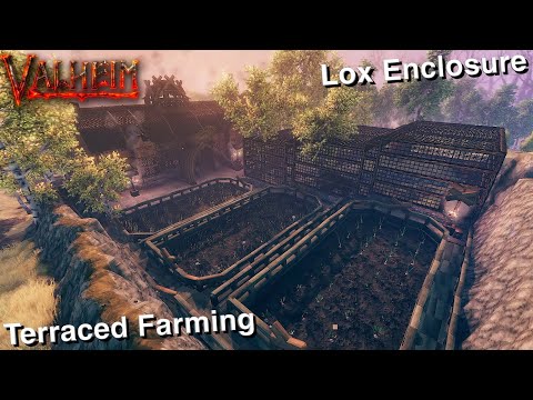 Valheim Lox Farm, Crop Farm, and Laughs (Plains Base Pt.2)