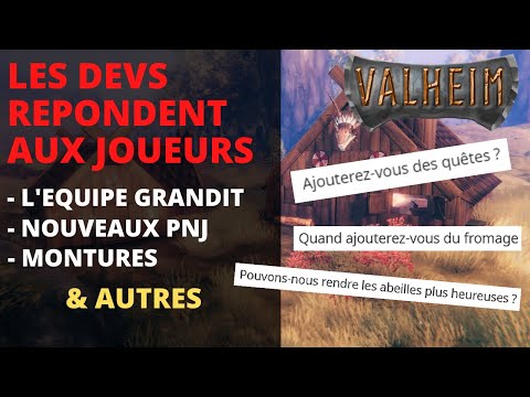 [VALHEIM] Question/Réponse entre Développeurs et Joueurs – AMA Reddit