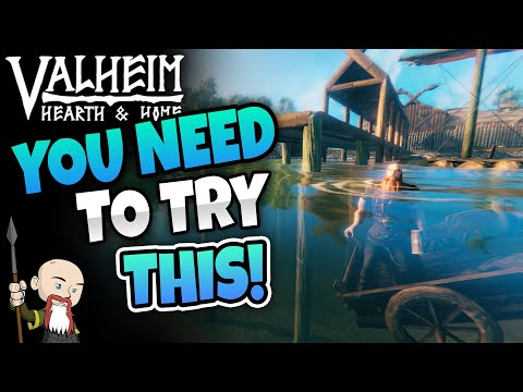 Valheim: Trick to Build Easier Over Water – Deeper & Further!