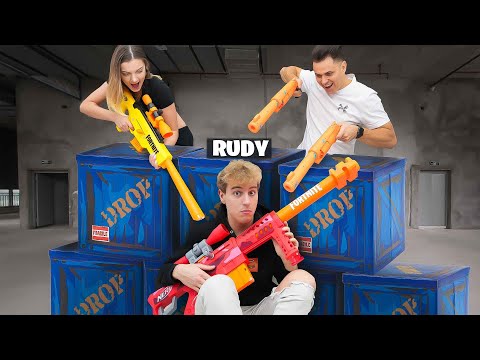 WALKA na NERFY z FORTNITE z EKIPĄ!