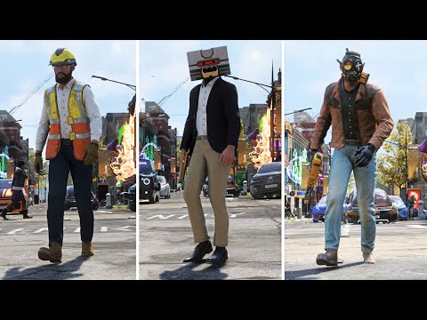 Watch Dogs: Legion – All Outfits (Showcase)