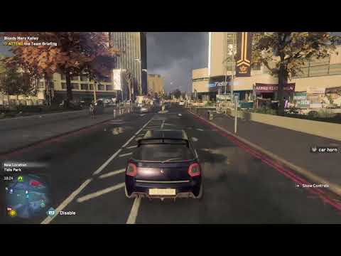 Watch Dogs Legion – funny car crash gameplay