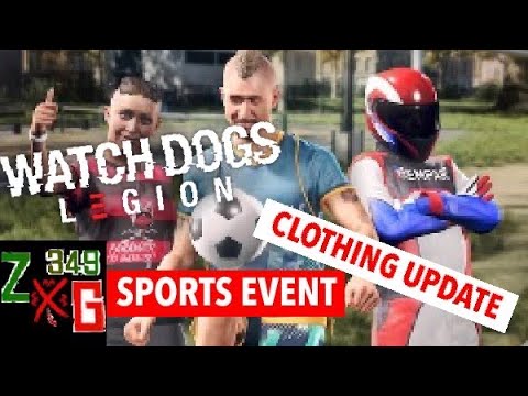 Watch Dogs Legion Sports Event Clothing Update