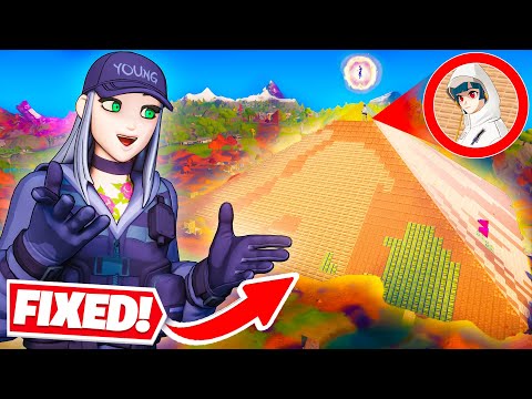 WE FILLED THE FORTNITE PYRAMID!