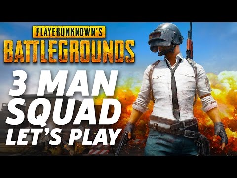 We TRY to Survive PlayerUnknown's Battlegrounds – PUBG 3 Man Squad Let's Play
